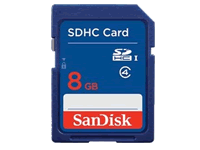 SD メモリーカード8GB